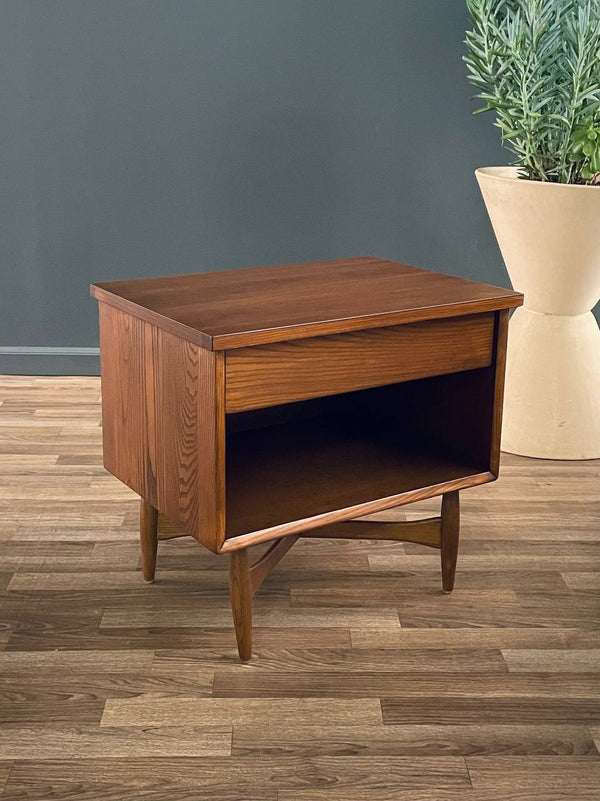 Mid-Century Modern Night Stand with Bookcase by Heywood Wakefield, c.1960’s