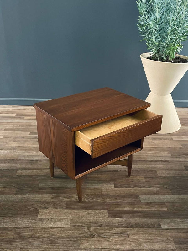 Mid-Century Modern Night Stand with Bookcase by Heywood Wakefield, c.1960’s