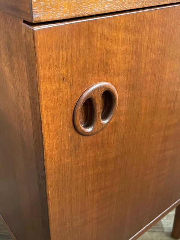 Pair of Mid-Century Modern Walnut Cube Night Stands, c.1960’s