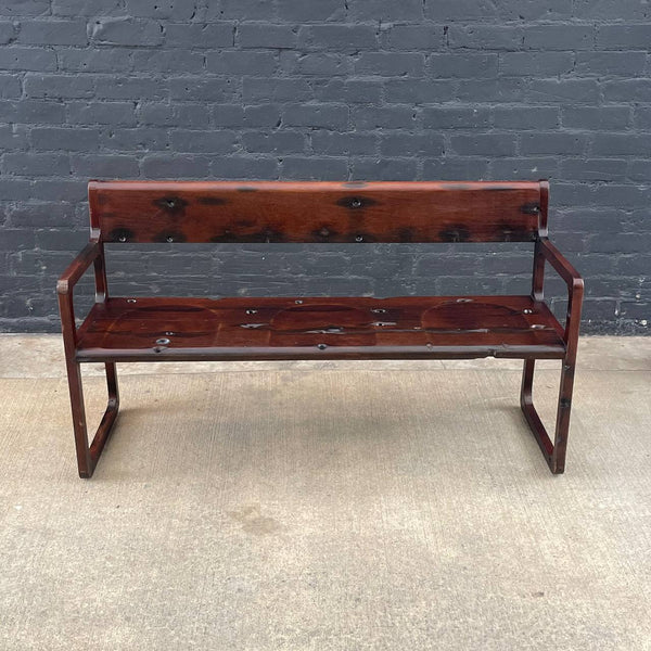 Solid Wood Garden Patio Bench Settee