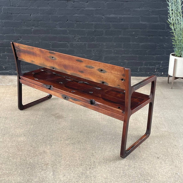 Solid Wood Garden Patio Bench Settee