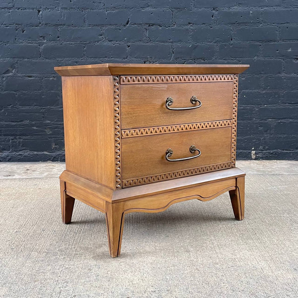 Single Mid-Century Modern Walnut Night Stand, 1960’s