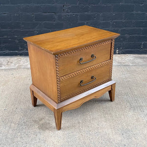 Single Mid-Century Modern Walnut Night Stand, 1960’s