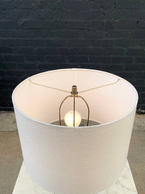 Mid-Century Modern Italian Swirl Murano Glass Table Lamp, c.1960’s