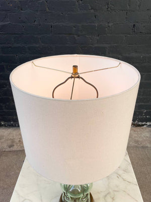 Mid-Century Modern Caged Bubble Murano Glass Table Lamp, c.1960’s