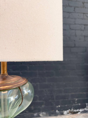 Mid-Century Modern Caged Bubble Murano Glass Table Lamp, c.1960’s