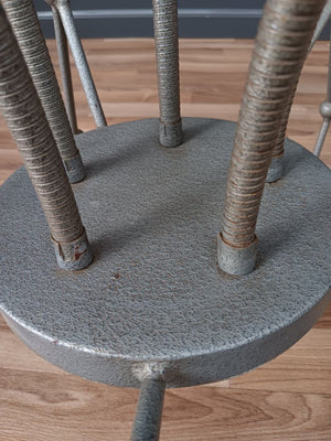 Vintage Post Modern Metal Spider Floor Lamp or Chandelier