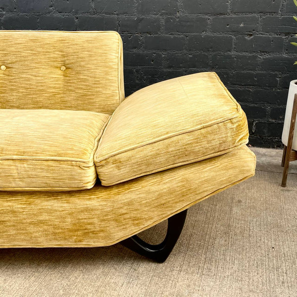 Mid-Century Modern Sectional Two Piece Serpentine Style Sofa , c.1960’s