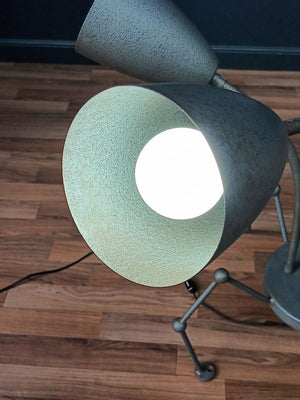 Vintage Post Modern Metal Spider Floor Lamp or Chandelier