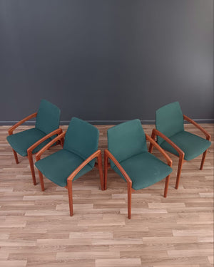 Set of 4 Mid-Century Danish Modern Dining Chairs by Kai Kristiansen, c.1950’s