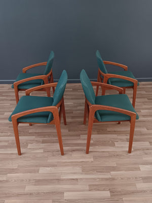 Set of 4 Mid-Century Danish Modern Dining Chairs by Kai Kristiansen, c.1950’s