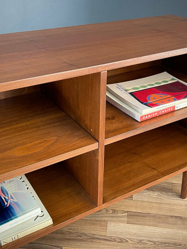 Mid-Century Modern Walnut Credenza / Bookcase, c.1960’s