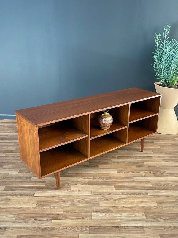 Vintage Mid-Century Modern Walnut Credenza / Bookcase, c.1960’s