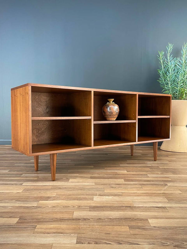 Vintage Mid-Century Modern Walnut Credenza / Bookcase, c.1960’s