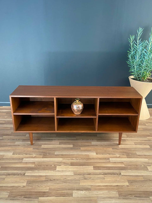 Vintage Mid-Century Modern Walnut Credenza / Bookcase, c.1960’s