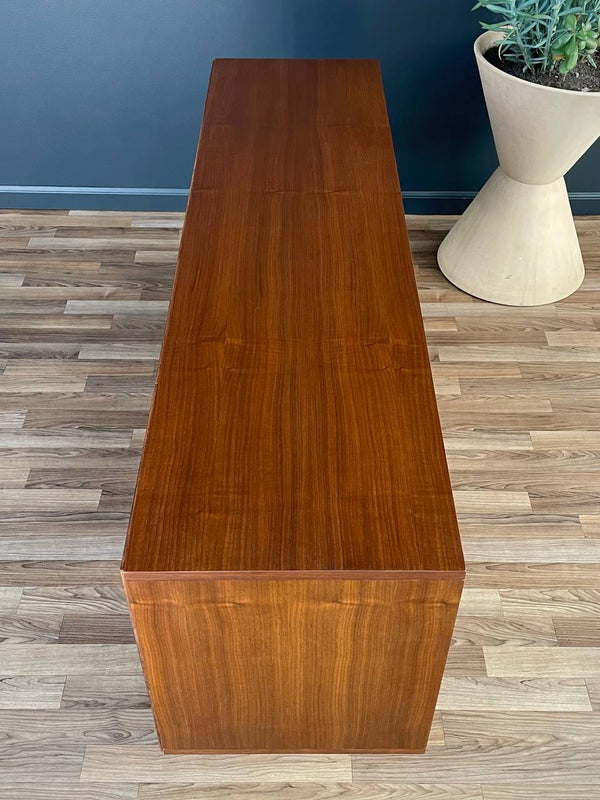 Vintage Mid-Century Modern Walnut Credenza / Bookcase, c.1960’s