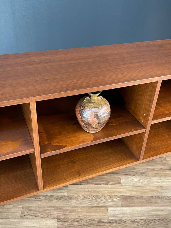 Vintage Mid-Century Modern Walnut Credenza / Bookcase, c.1960’s