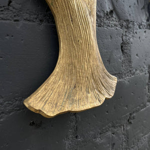 Vintage Mid-Century Modern Brass Wall Hanging Sculpture, 1980’s