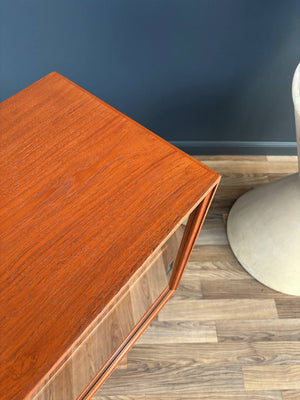 Mid-Century Danish Modern Teak Bookcase with Glass Doors, c.1960’s