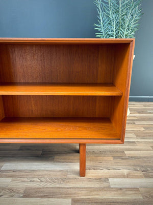 Mid-Century Danish Modern Teak Bookcase with Glass Doors, c.1960’s