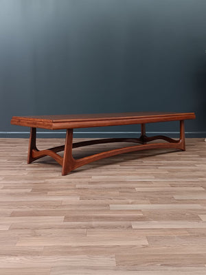 Mid-Century Modern Sculpted Walnut Coffee Table, c.1960’s