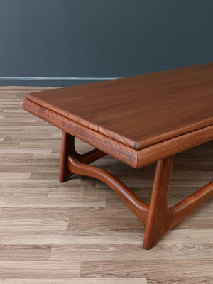 Mid-Century Modern Sculpted Walnut Coffee Table, c.1960’s