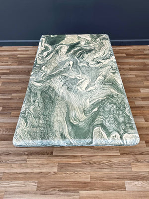 Rare Vintage Post Modern Cipollino Ondulato Marble Coffee Table, c.1980’s