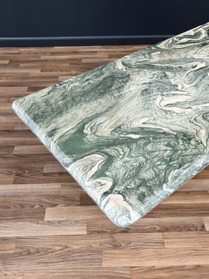 Rare Vintage Post Modern Cipollino Ondulato Marble Coffee Table, c.1980’s