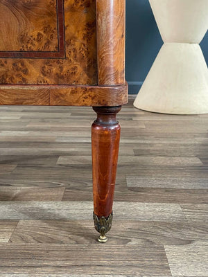 Antique French Louis XVI Night Stand with Pink Marble Top, c.1920’s