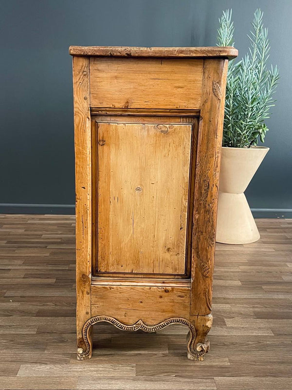 Antique French Provincial Walnut Sideboard Farmhouse, c.1,890’s