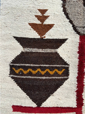 Mid-Century Danish Modern Bird Motif Wall Tapestry, c.1960’s
