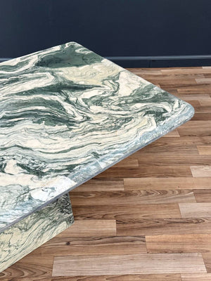 Rare Vintage Post Modern Cipollino Ondulato Marble Coffee Table, c.1980’s