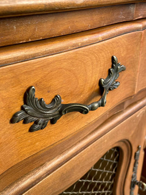 Pair of Vintage French Provincial Style Maple Night Stands, c.1960’s