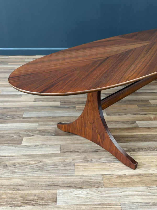 Mid-Century Modern Surfboard Style Coffee Table, c.1960’s