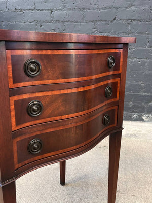 Pair of American Antique Federal Style Mahogany Night Stands, c.1930’s