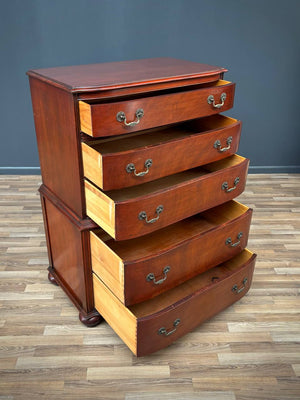 Antique Federal Style Mahogany Highboy Dresser, c.1950’s