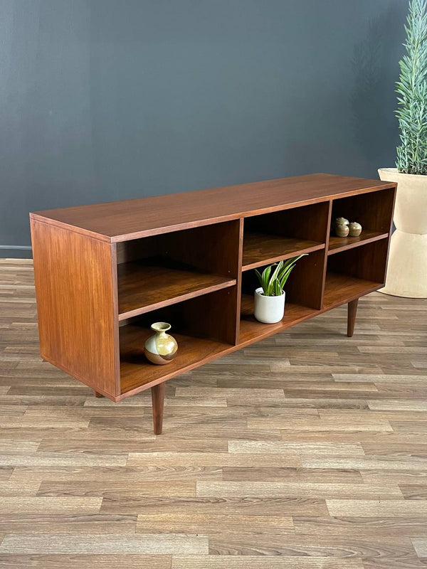 Vintage Mid-Century Modern Walnut Credenza / Bookcase, c.1960’s