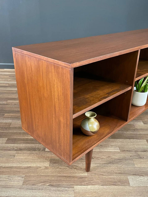 Vintage Mid-Century Modern Walnut Credenza / Bookcase, c.1960’s