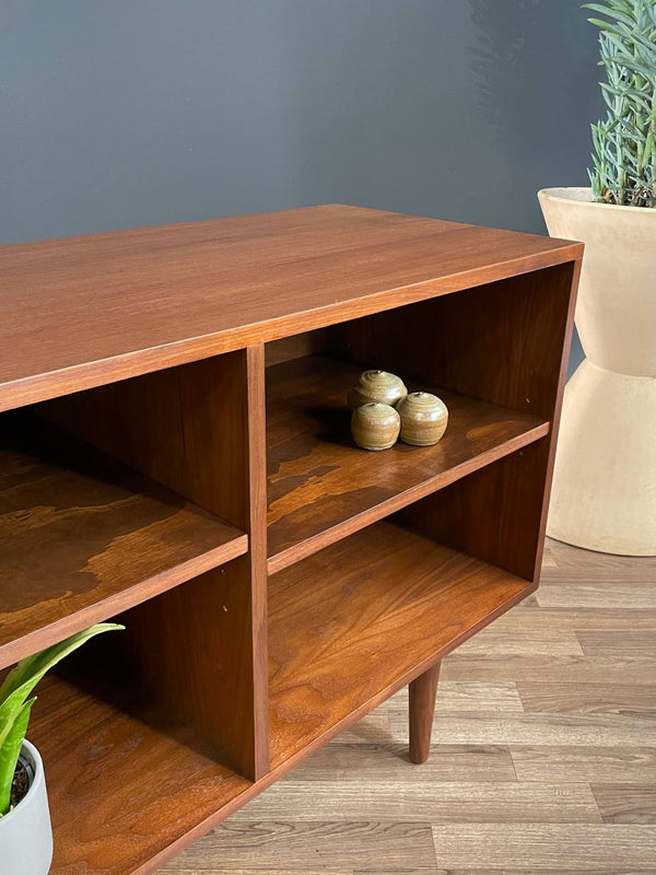 Vintage Mid-Century Modern Walnut Credenza / Bookcase, c.1960’s