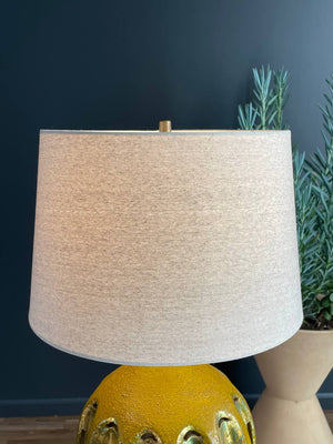 Mid-Century Modern Green Glazed Ceramic Table Lamps, c.1960’s