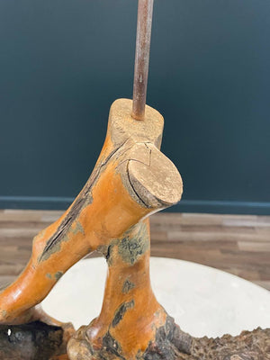 Mid-Century Modern Freeform Rustic Root Table Lamp, c.1960’s