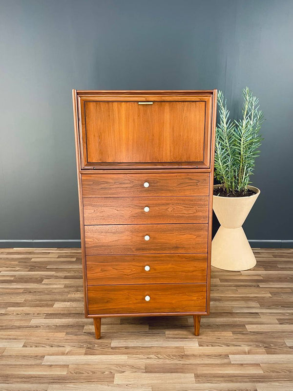 Mid-Century Modern Highboy Dresser by Kipp Stewart for Drexel, c.1960’s