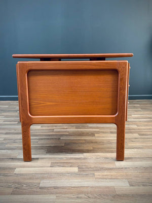 Mid-Century Danish Modern Floating Top Teak Desk, c.1960’s