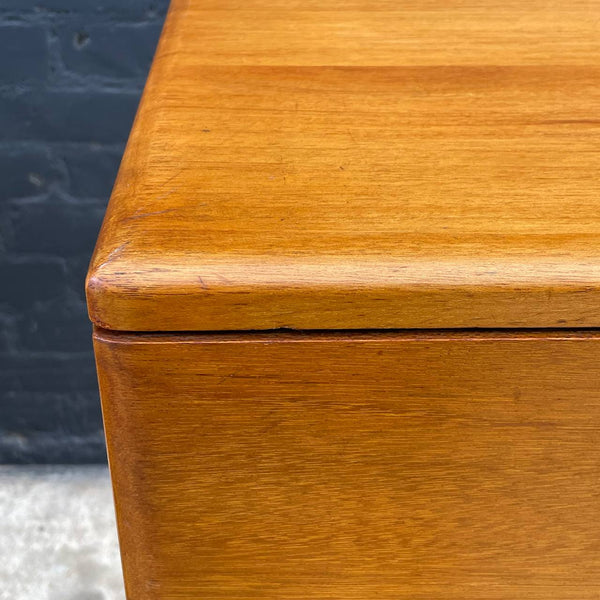 Mid-Century Modern Blonde Highboy Dresser, c.1950’s