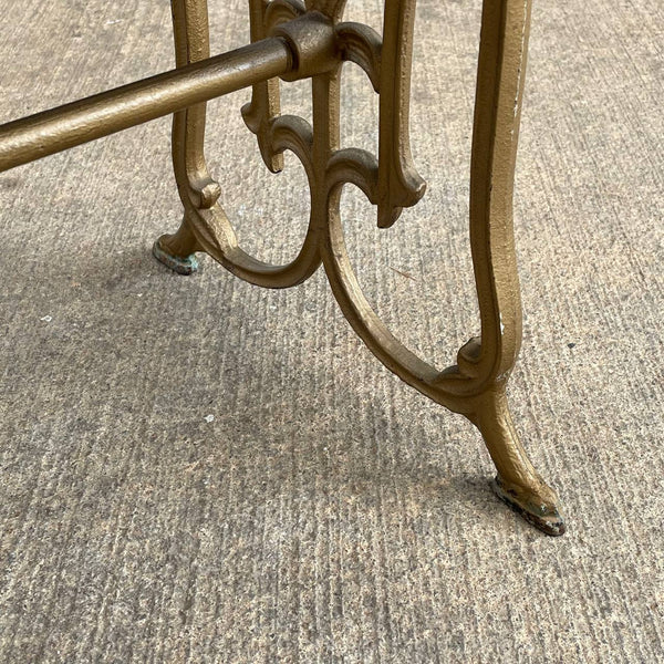 Vintage Brass Regency Style Bench Stool, c.1950’s