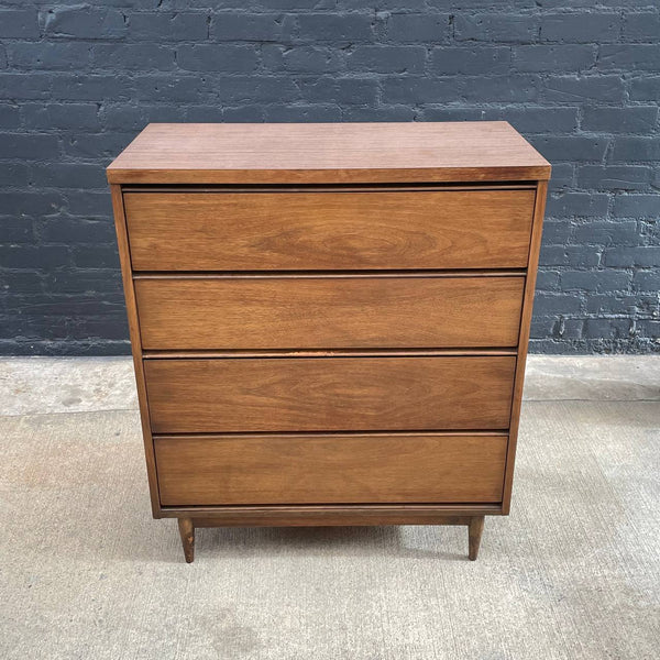 Mid-Century Modern Walnut Highboy Dresser, c.1950’s