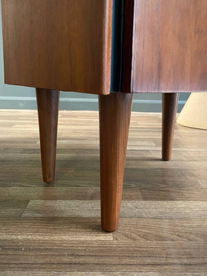 Pair of Mid-Century Modern Walnut Night Stands by Dillingham