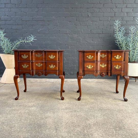 Pair of French Provincial Style Night Stands/End Tables