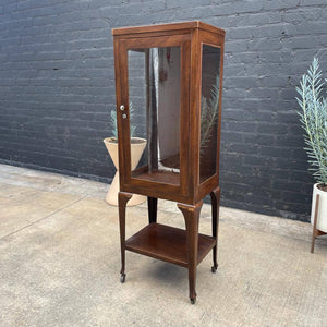 Vintage Metal & Glass Display Cabinet