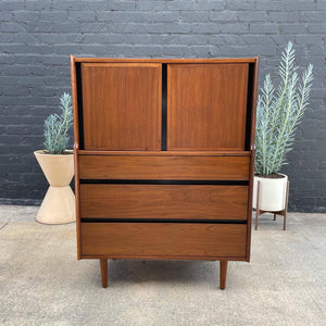 Mid-Century Modern Highboy Chest of Drawers by Dillingham, c.1960’s